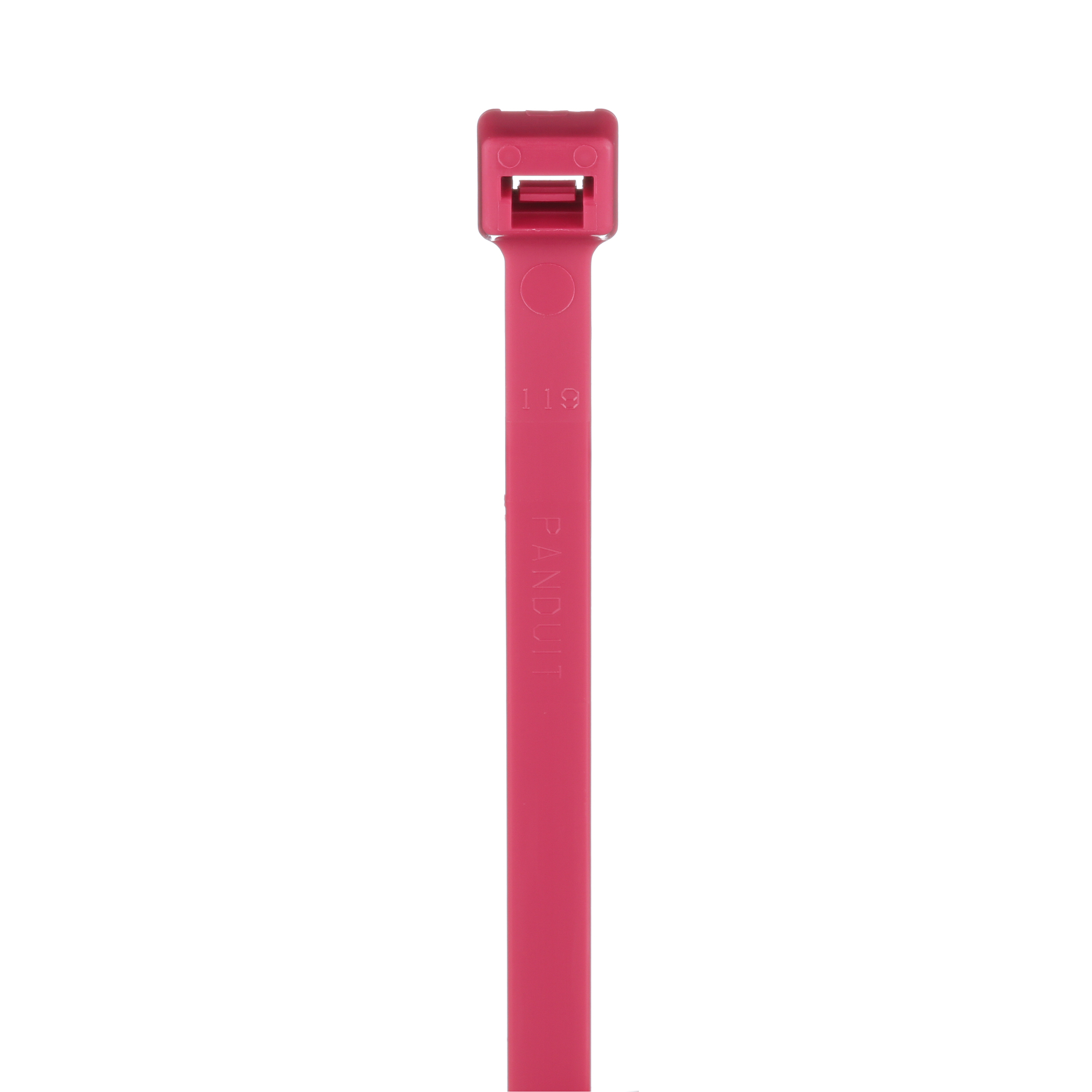 Product image for Pan-Ty® PLT4H-TL2 Cable Tie, Red, PA6.6, 14.5"L, 120lb, PK250