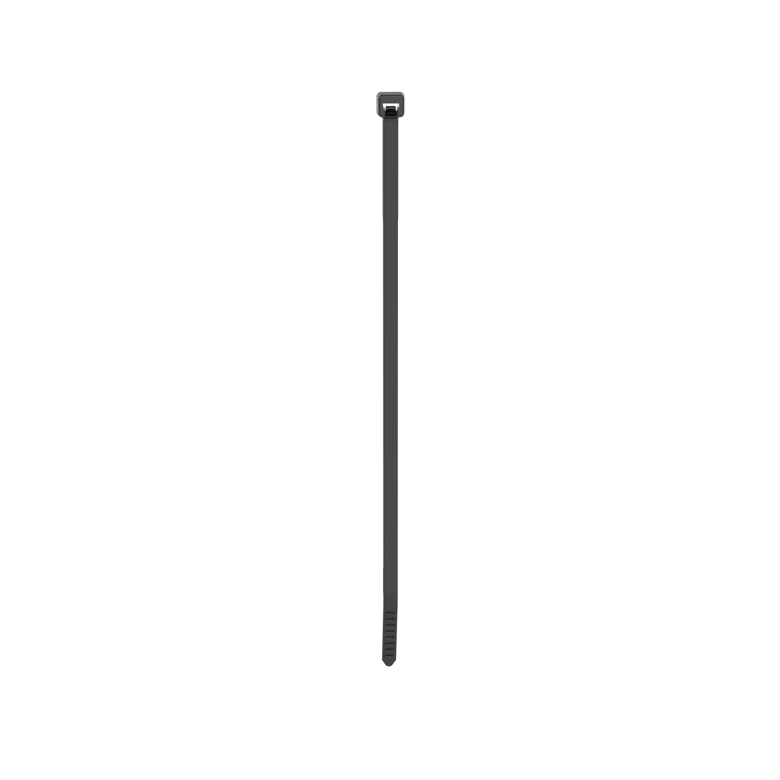 Product image for Pan-Ty® PLT1.5I-M00 Cable Tie, Mil-Spec, Black, UV PA6.6, 5.6"L, 40lb, PK1000