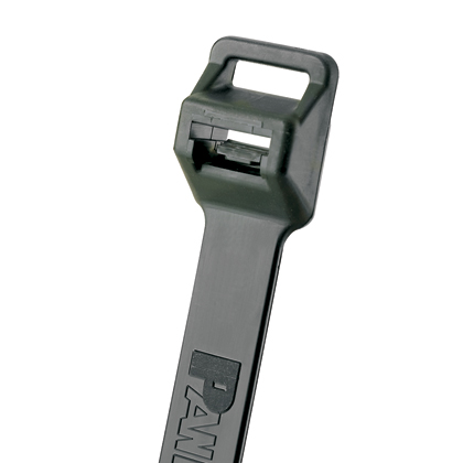 Product image for PANDUIT PLT5EH-C0 PAN-TY 20.1"LONG TS LASHING LOCKING CABLE TIE .500"WIDE BLACK 250LBS-MLS