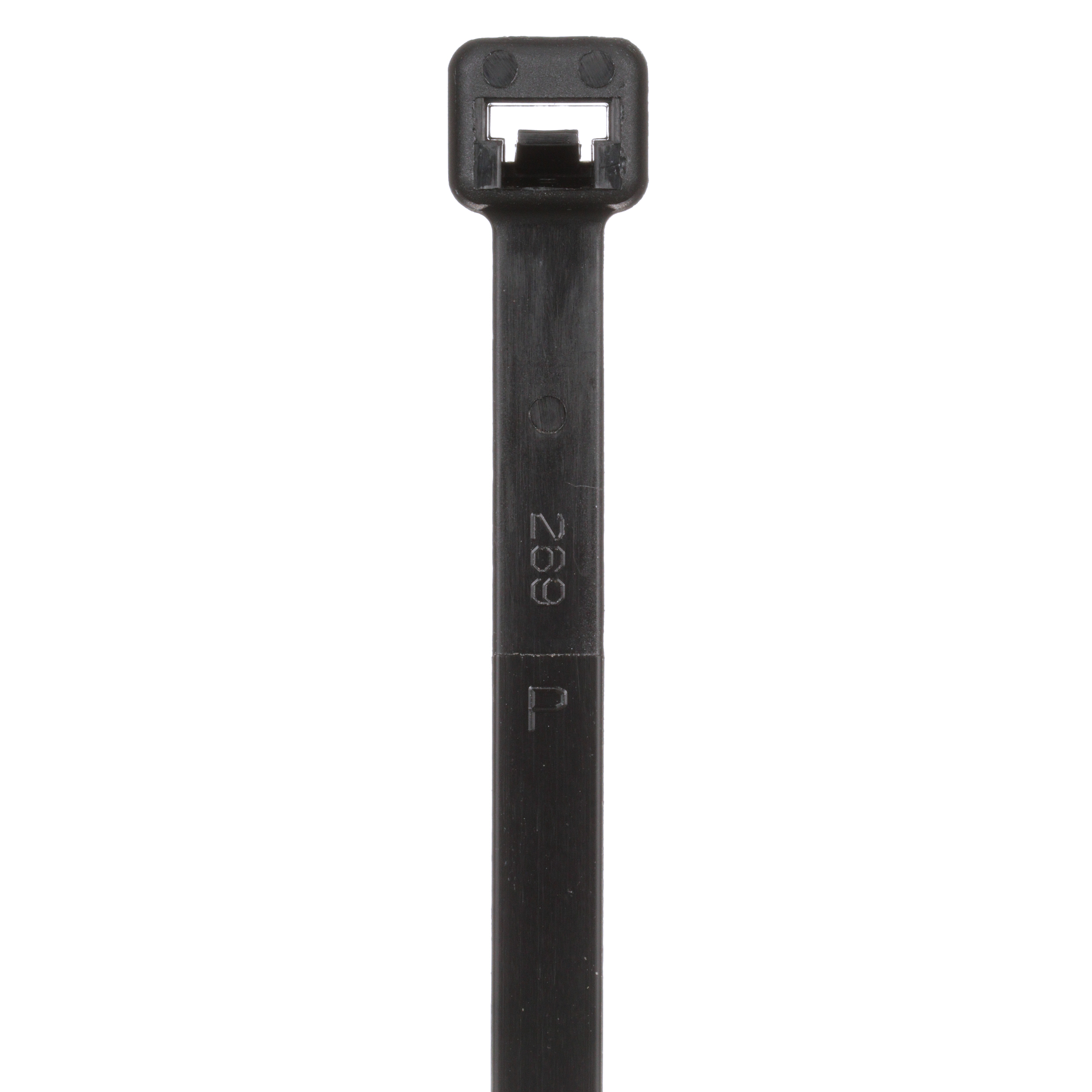 Product image for Pan-Ty® PLT3S-M00 Cable Tie, Mil-Spec, Black, UV PA6.6, 11.5"L, 50lb, PK1000