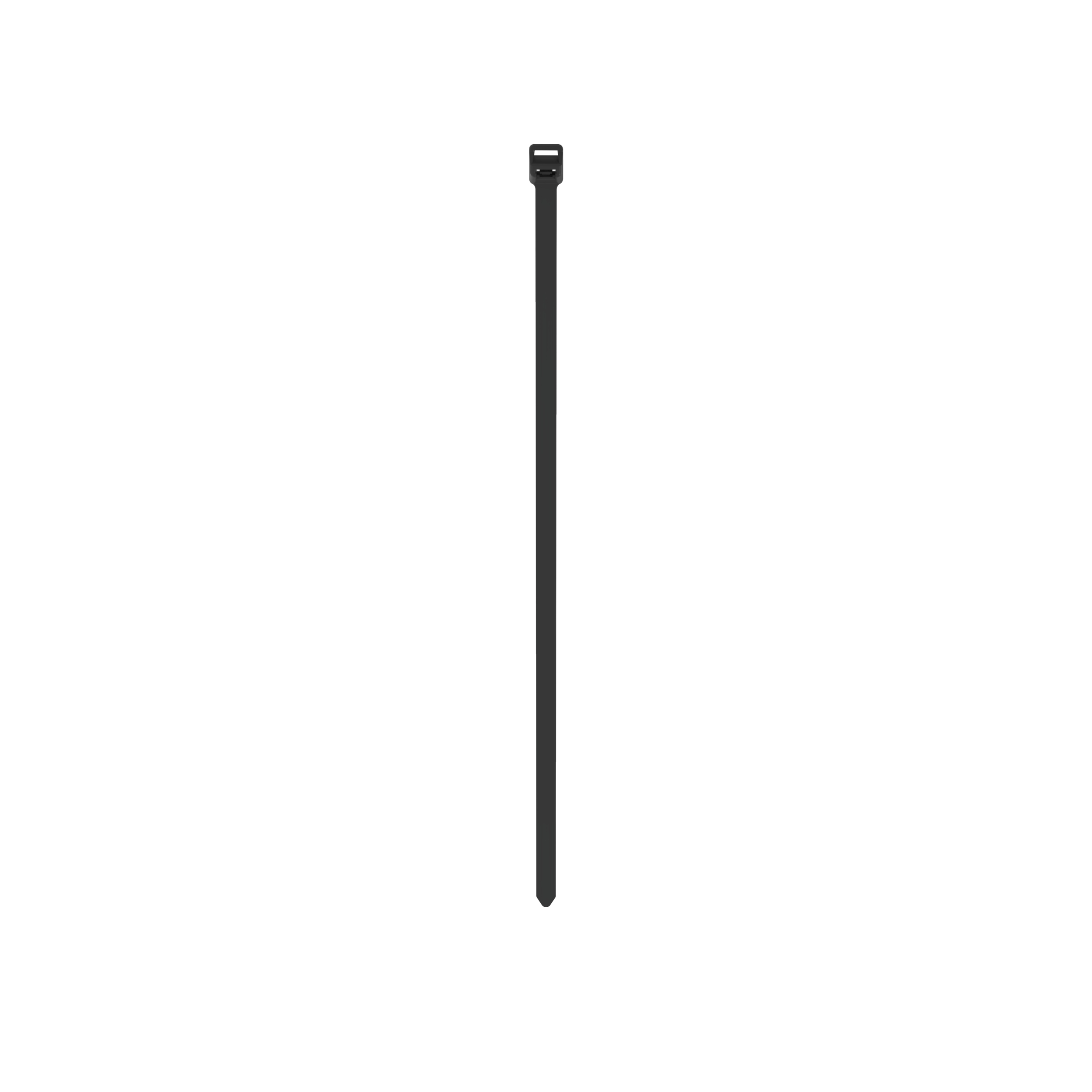 Product image for Pan-Ty® PLT12EH-Q0 Cable Tie, Black, UV PA6.6, 40.1"L, 250lb, PK25