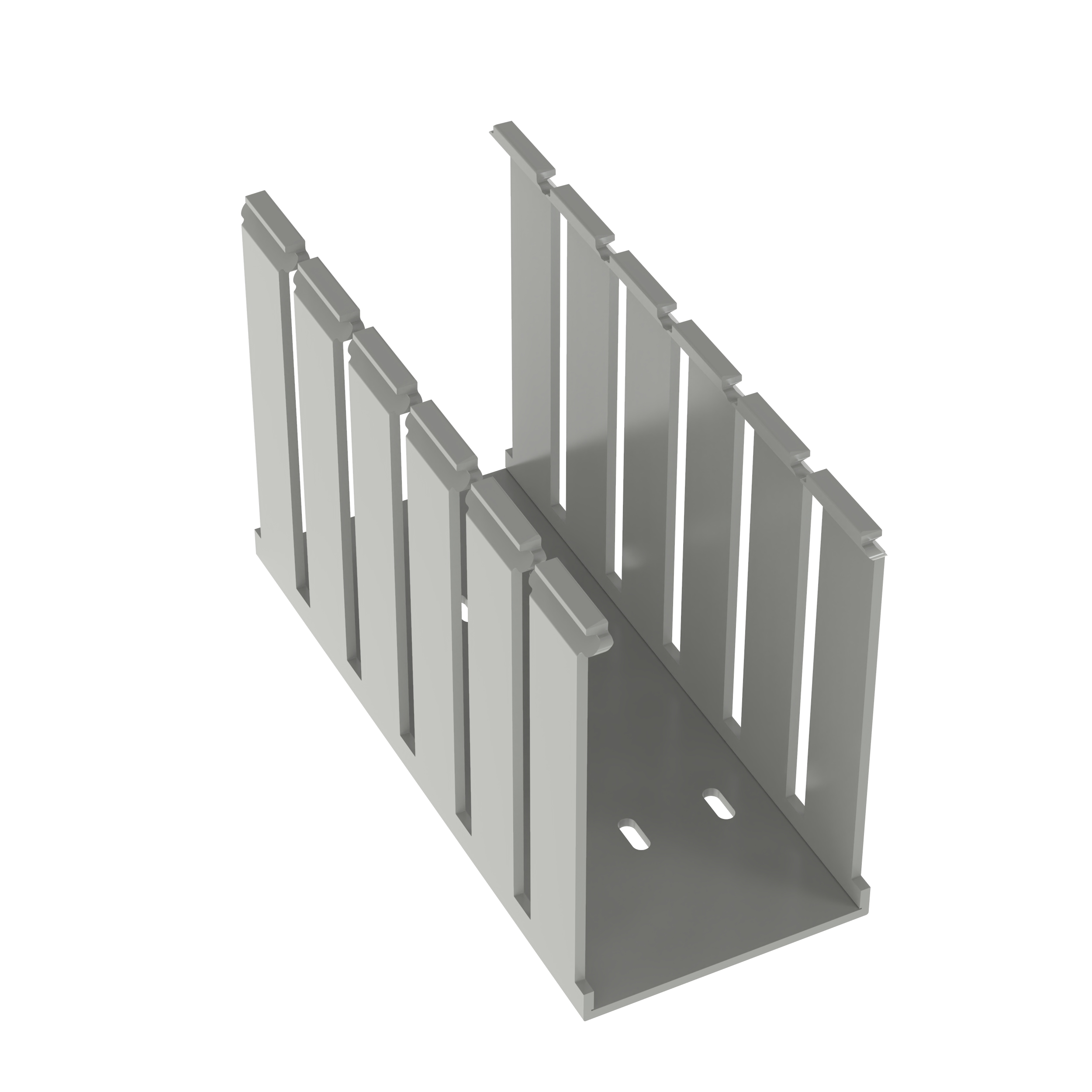 Product image for PANDUIT G3X5LG6 WIRING DUCT WIDE SLOT G 3X5 6'L PVC LIGHT GREY