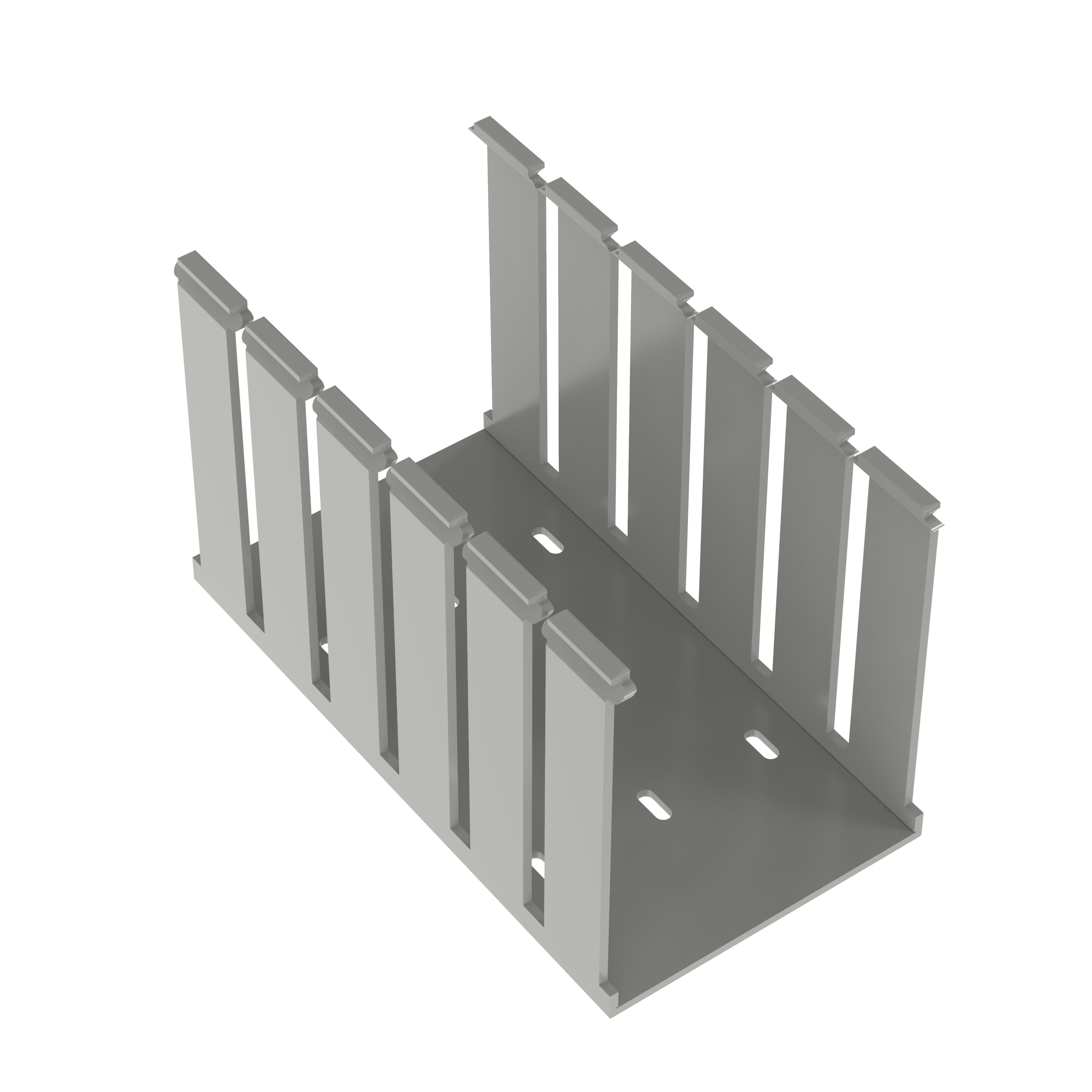 Product image for PANDUIT G4X5LG6 WIRING DUCT WIDE SLOT G 4X5 6'L PVC LIGHT GREY