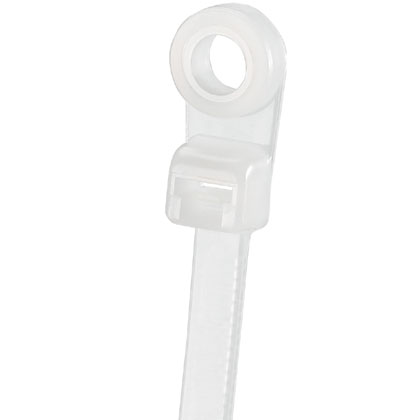 Product image for Pan-Ty® PLC2S-S10-M Locking Clamp Tie, PA6.6, M5, 7.9"L, 50lb, PK1000