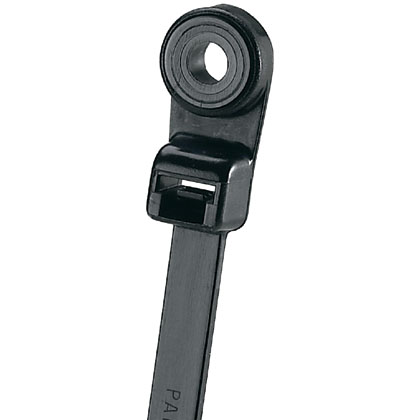 Product image for PANDUIT PLC2S-S10-M0 PAN-TY 7.9" #10S CABLE TIE WITH #10SCREW HOLE BLACK 1000/PK