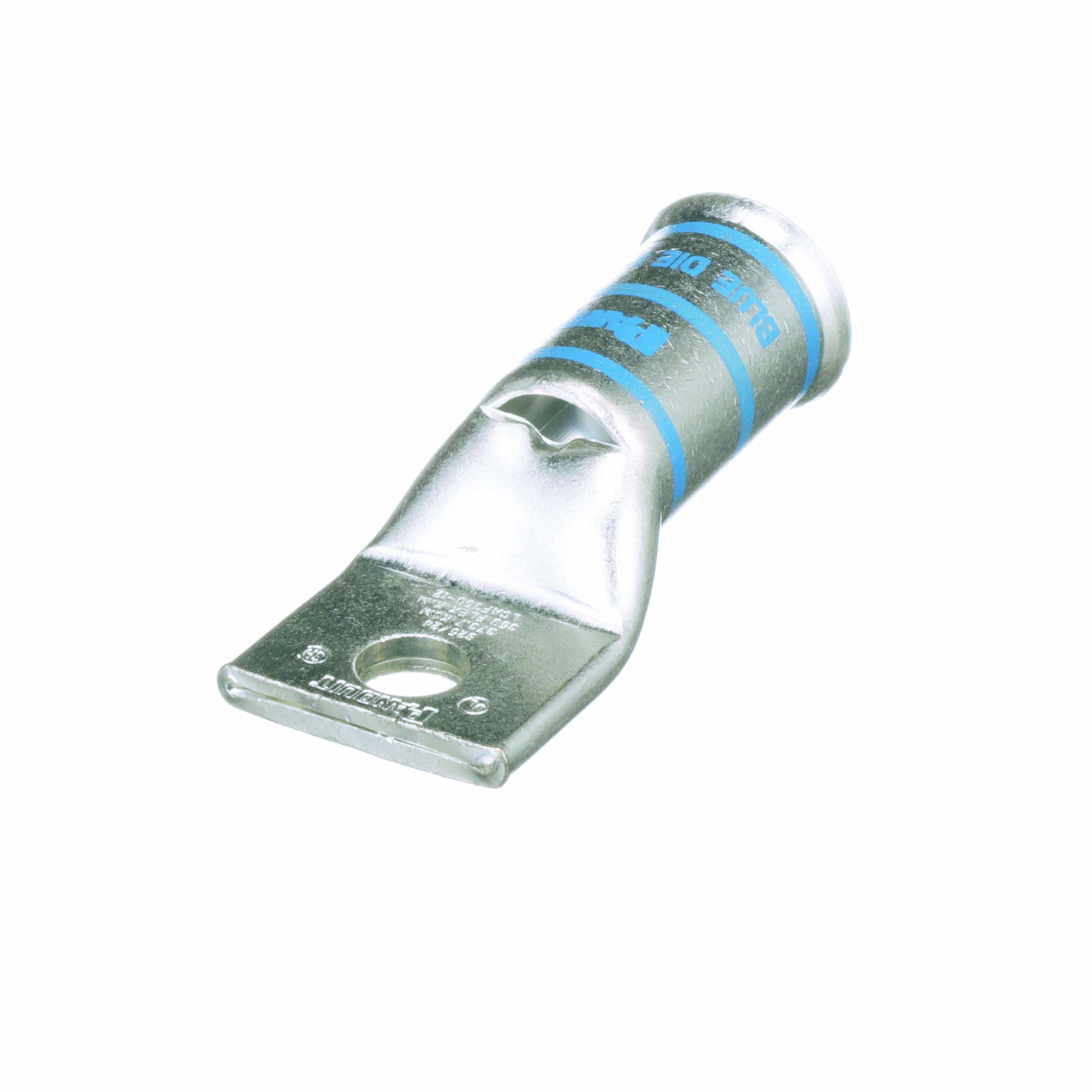Product image for Pan-Lug™ LCAF350-12-6 Comp. Lug, 350, Flare, Tin Plt Copper, Strt, One 0.5"