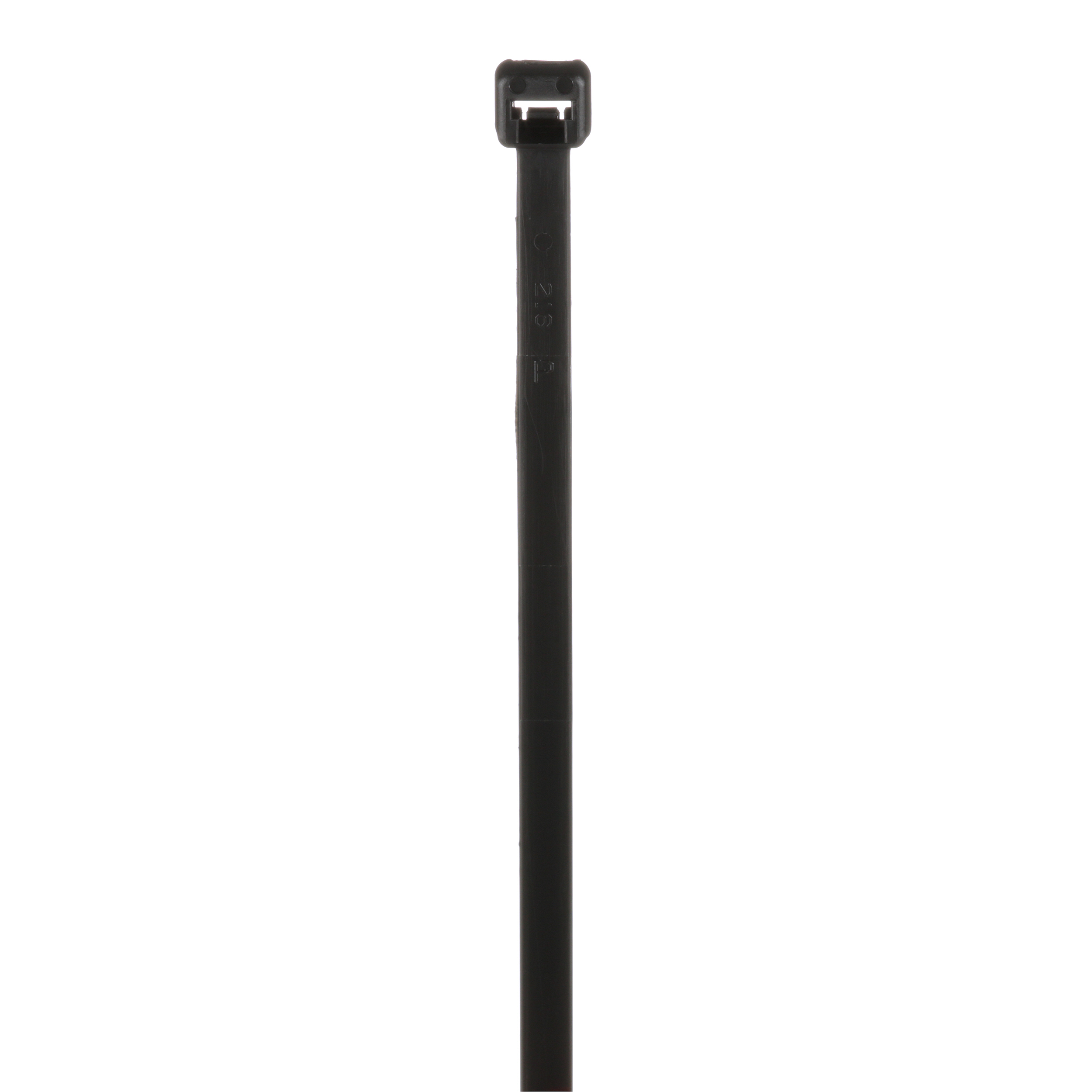 Product image for Pan-Ty® PLT4S-M300 Cable Tie, Black, High Heat UV PA6.6, 14.5"L, 50lb, PK1000