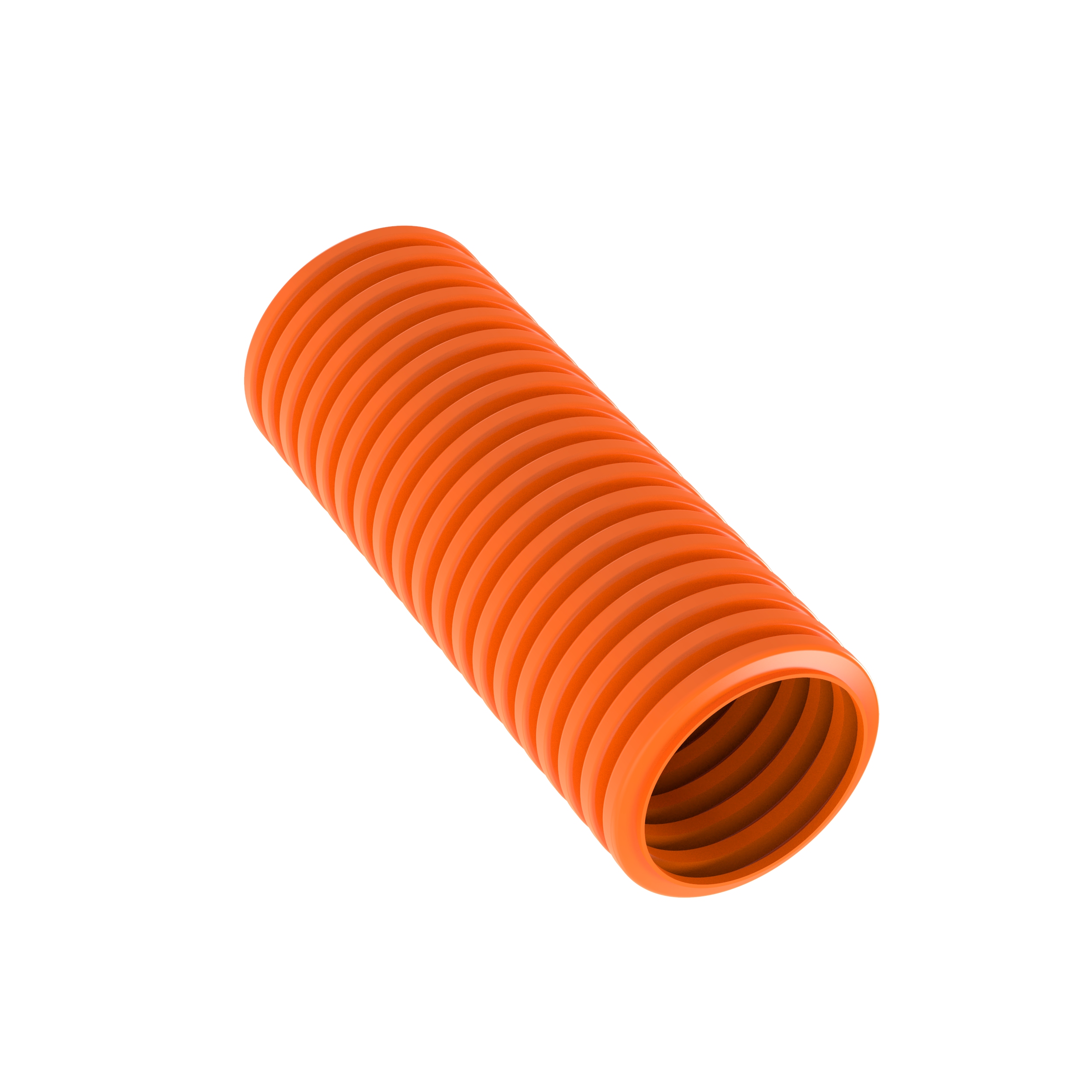 Product image for PANDUIT CLT75F-C3 TUBING CORRUGATED LOOM SLIT .75" X 100FT ORANGE