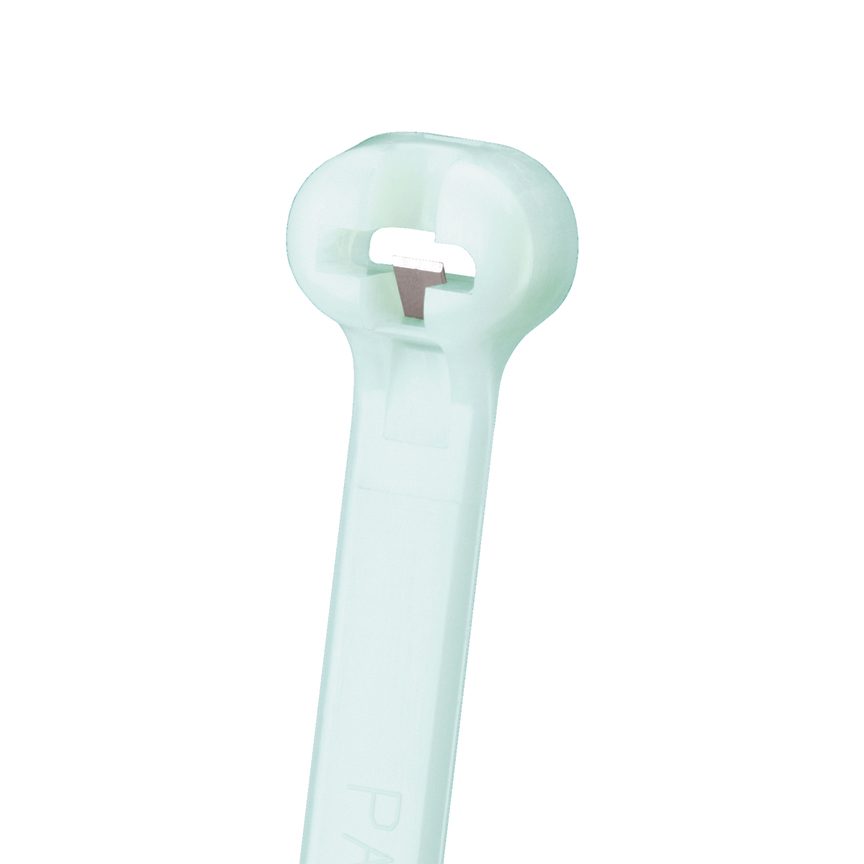 Product image for PANDUIT BT4S-M39 BARBTY 15.1"L 384MM HEAT STABILIZED NATURAL SS LOCKING CABLE TIE