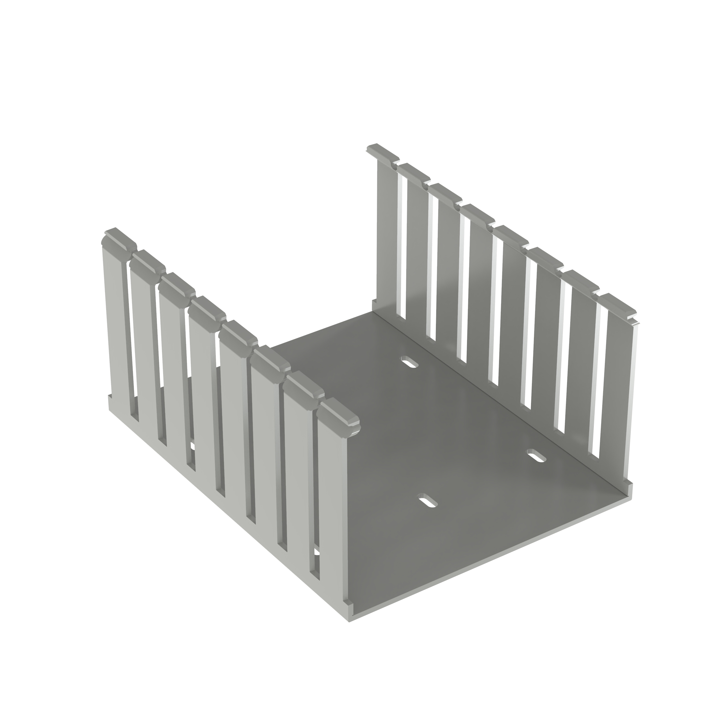 Product image for PANDUIT G6X4LG6 WIRING DUCT WIDE SLOT G 6X4 6'L PVC LIGHT GREY