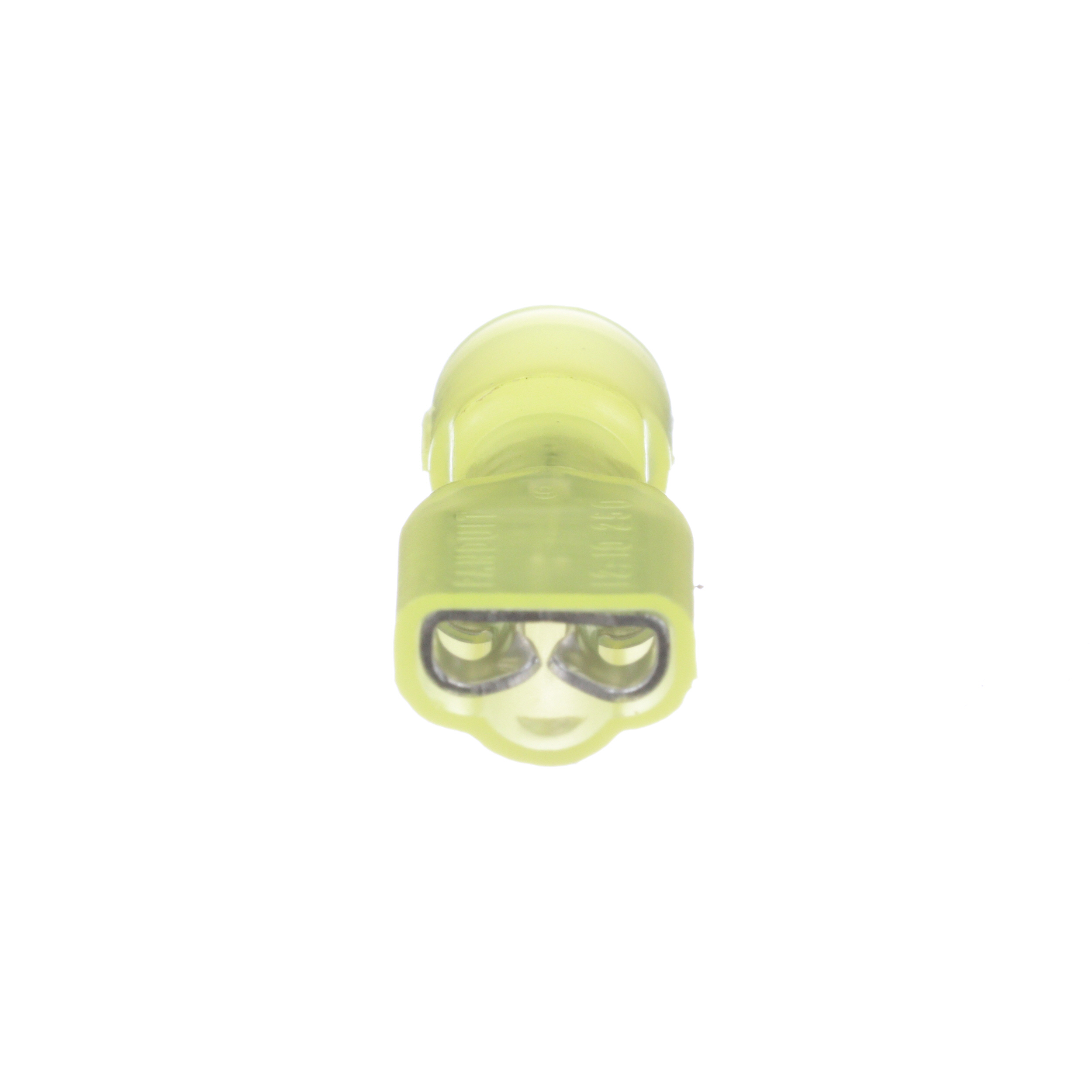 Product image for Pan-Term® DNF10-250FIB-D Disconnect, Ins., Ylw, Nylon, 10-12 AWG, 0.250 x
