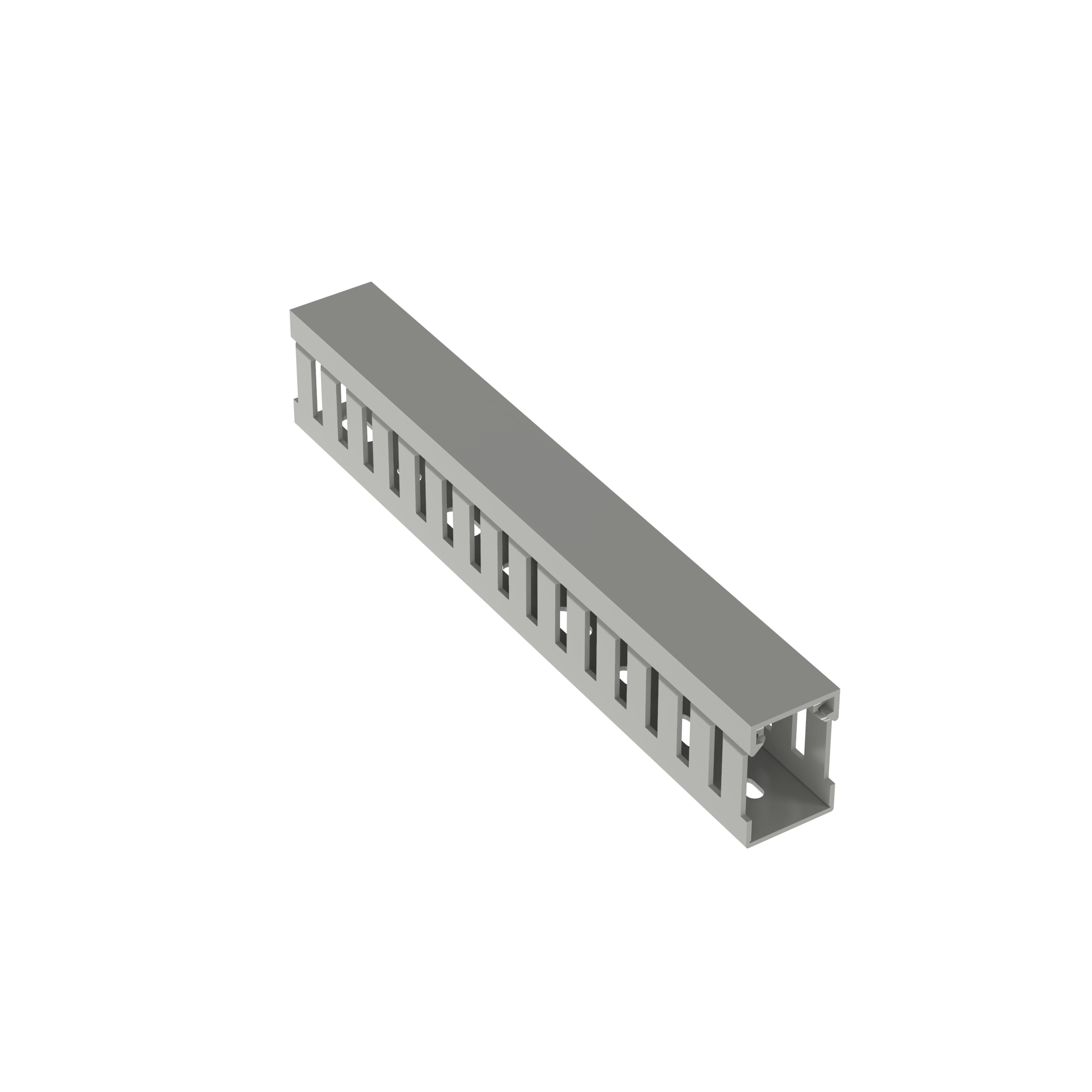 Product image for Panduct® MC25X37IG2 Narrow Slot Duct, Gray, PVC, 1.41"x0.97", PK2