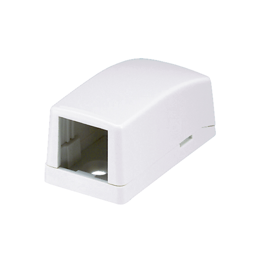 Product image for PANDUIT CBX1IW-A BOX MINI COM SURFACE MOUNT ACCEPTS 1 MINI-COM MODULE W/ ADHESIVE BACK OFF WHITE