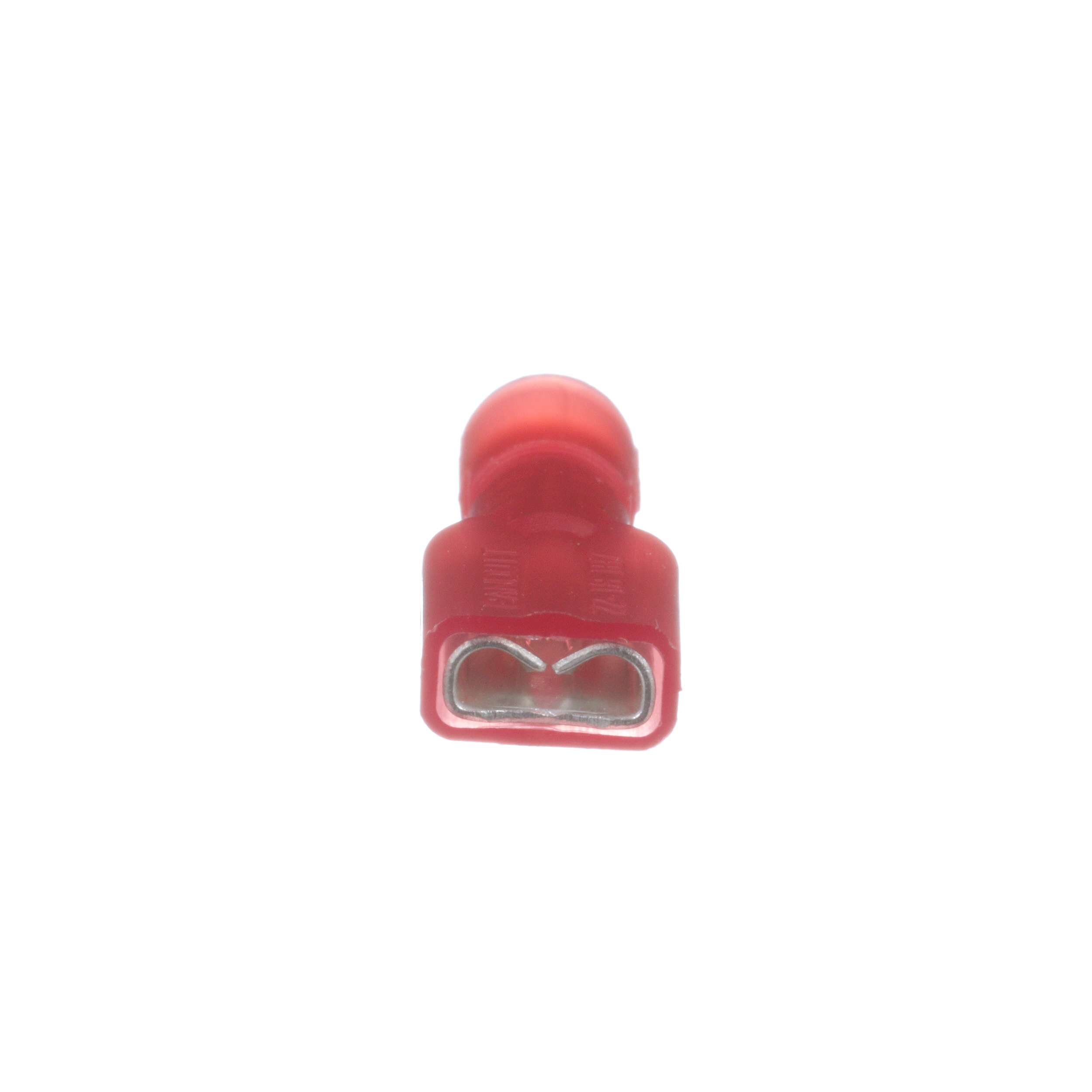 Product image for Pan-Term® DNF18-188FIB-M Disconnect, Red, Nylon, 18-22 AWG, 0.187 x 0.020" Tab