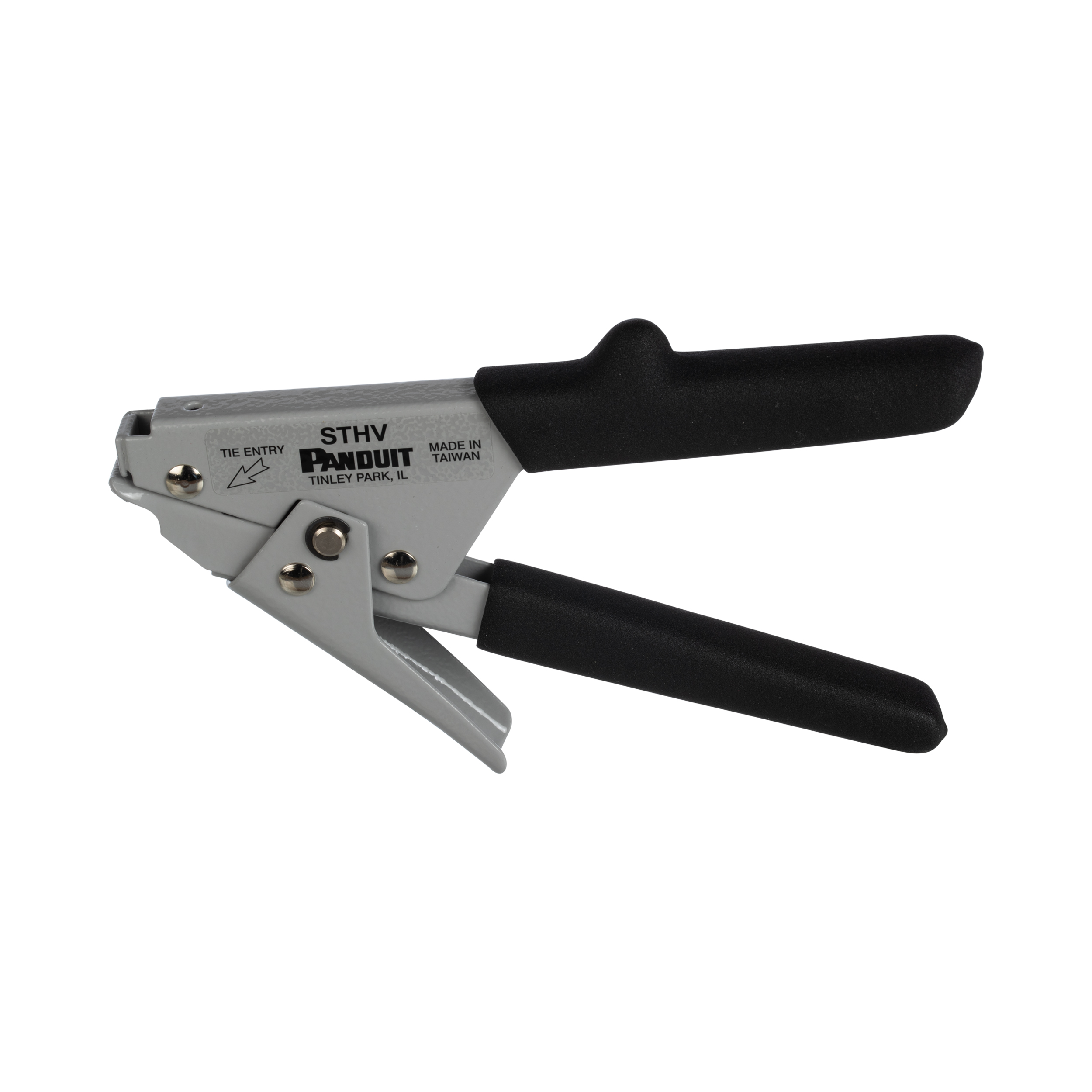 Product image for STHV Cable Tie Hand Tool, Light Gray, Black, 7.87x1.03", PK1