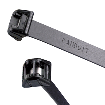 Product image for Dura-Ty™ DT8EH-Q0 Dura-Ty Cable Tie, Black, Acetal, UV, 27"L, 250lb, PK25