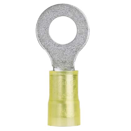 Product image for PANDUIT PN10-6R-D TERMINAL RING NYLON INSULATED #12G- #10G