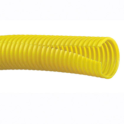 Product image for Corr. Loom Tubing Slit, .25" (6.35mm) X 100', Yellow,PK1