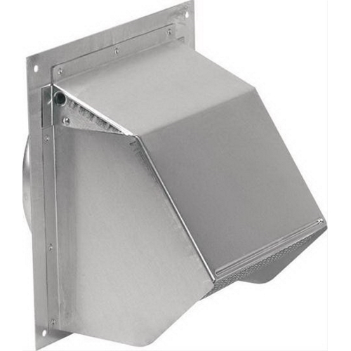 Product image for WALL CAP,BROAN,5-1/2 IN D,9 IN W,AL,FINISH: AL NATURAL,FOR 6.000 IN RND DUCT