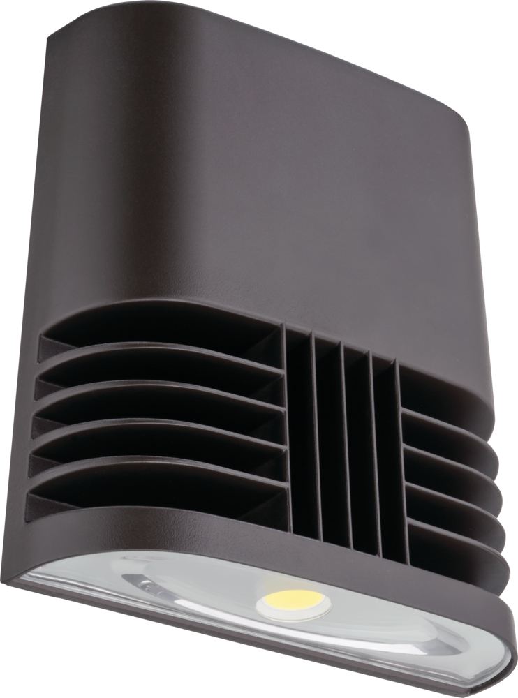 Product image for Wallpack LED 20W 120/277V 4000K 1854 lumens dark bronze