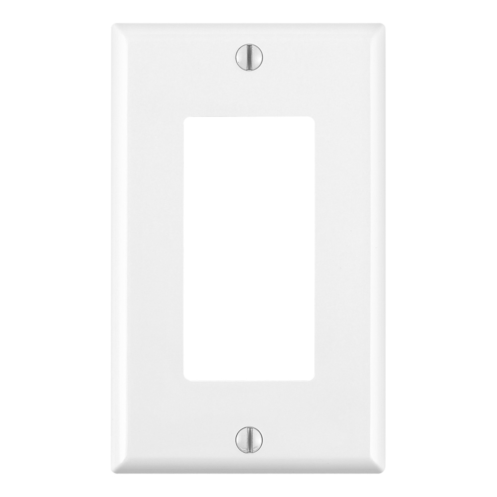 Product image for Wallplate Canadian Decora 347v 1-gang white