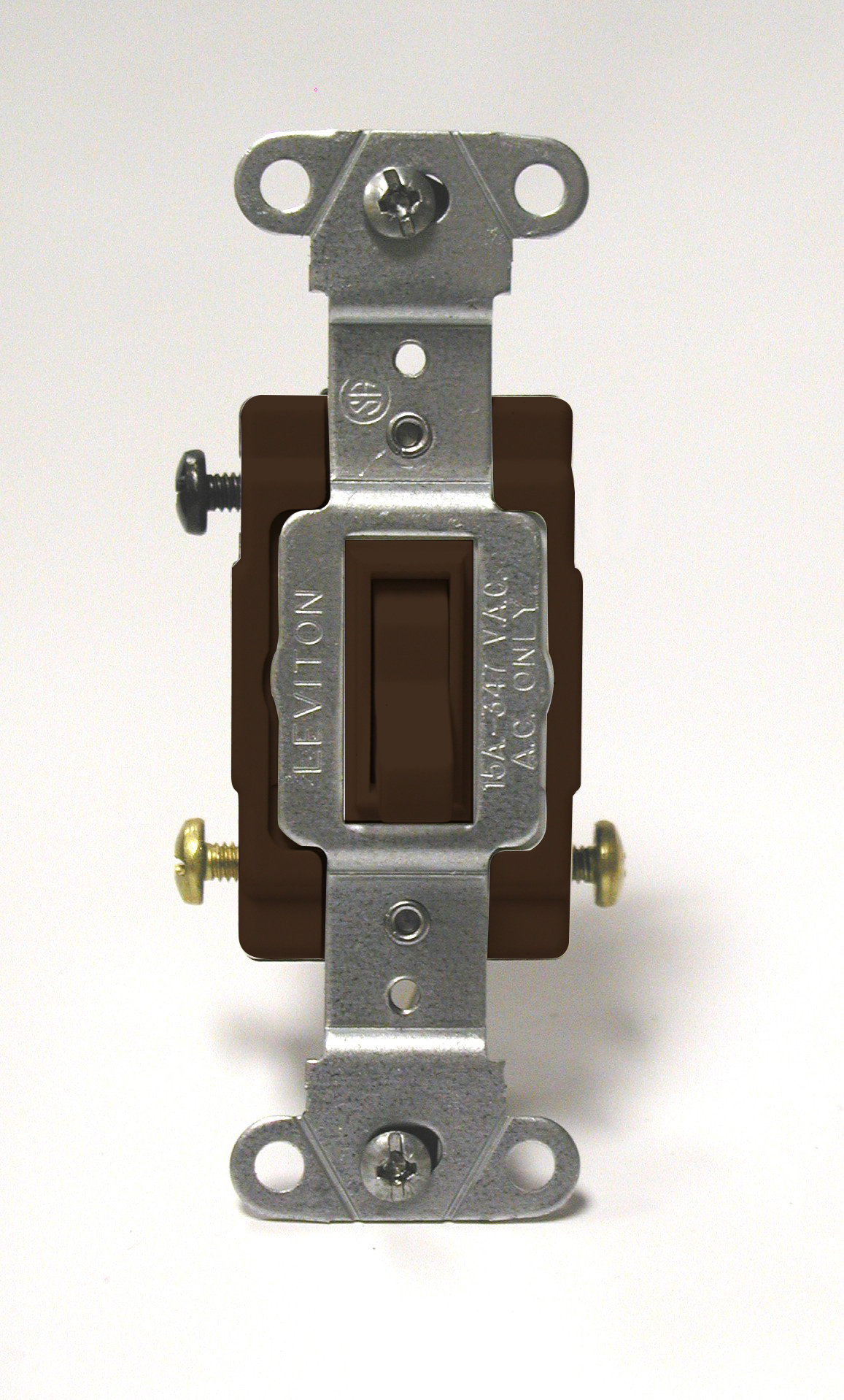 Product image for Switch toggle COM 3W 15A 347V brown