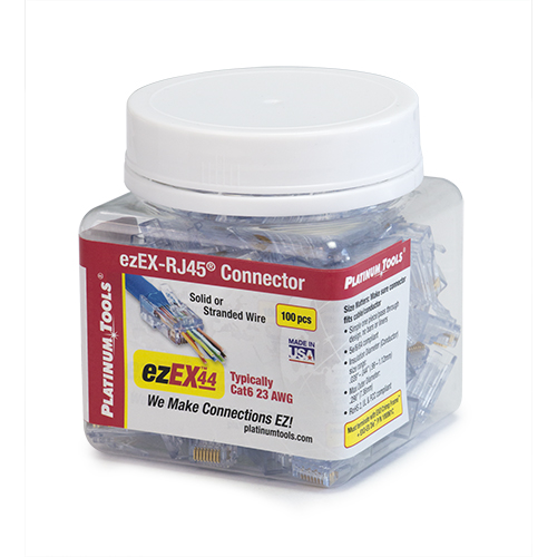 Product image for EZEX44 CONNECTOR. 100/JAR