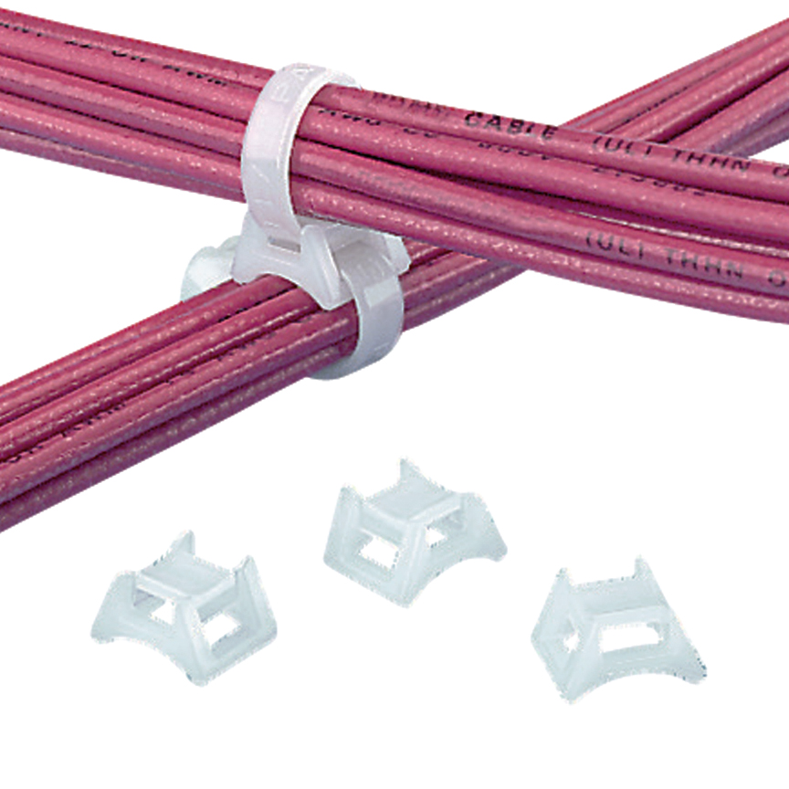 Product image for CSCS-M Cable Spacer, Natural, PA 6.6, Cable Tie, 0.45x0.37", PK1000