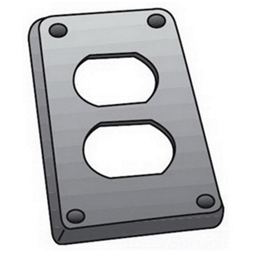Product image for 1 GANG CAST CVR DPLX RCPT
