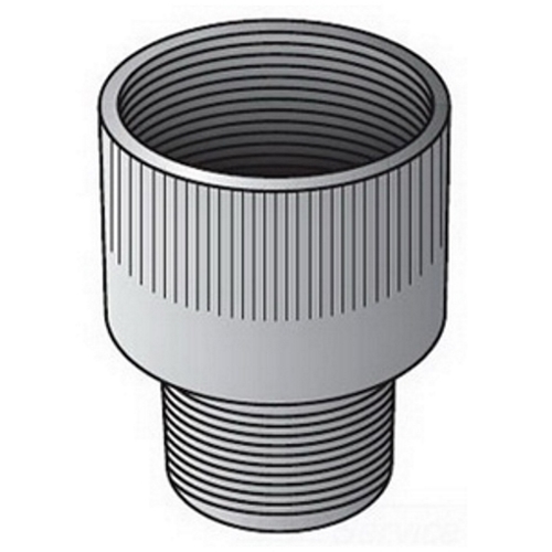 Product image for OZGED ME-323S ENLARGER 1/2" MALE TO 3/4" FEMALE KNURLED HUB F/ RIGID CONDUIT AND IMC STEEL ZINC PLATED