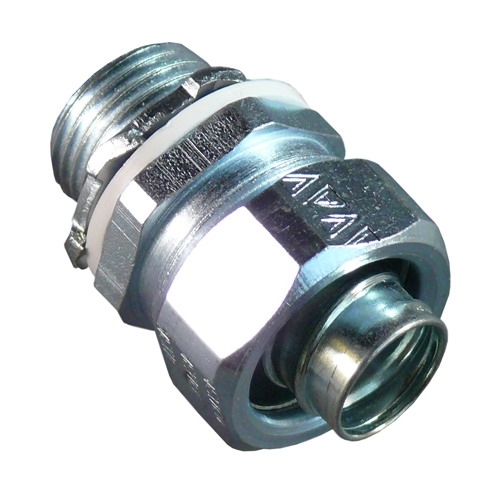 Product image for APPLETON ST75 CONNECTOR 3/4" STR FOR SEALTITE FLEXIBLE METAL TUBING