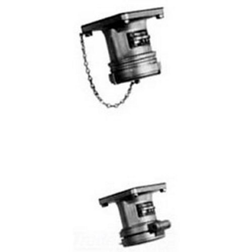 Product image for 100A RECPT 3PS2 SCR/SPRG CVRS
