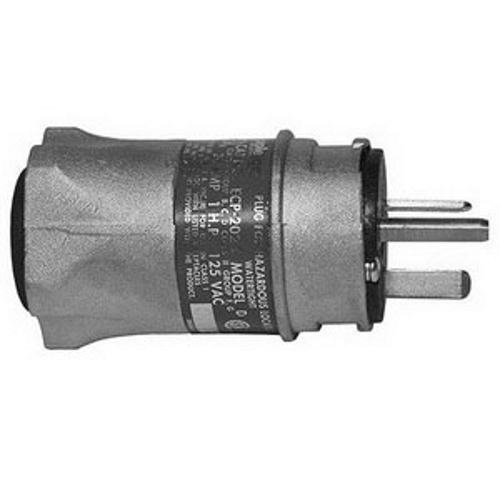 APPLETON ECP2023 PLUG 20A 3P2W 125V MALE ULINE FOR PANEL MOUNT ALUMINUM