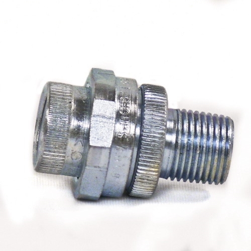 Product image for Union EXP-PRF connector M/M alum 1/2" thread