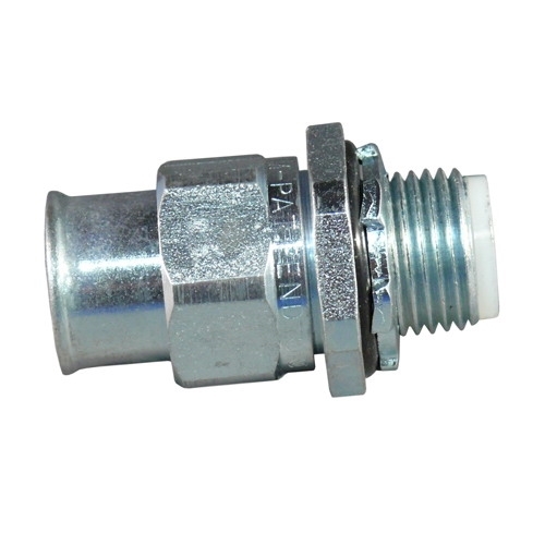 Product image for APPLETON STNM50 CONNECTOR 1/2" STRAIGHT FOR LIQUID TIGHT NONMETAL CN LNMP HOSE