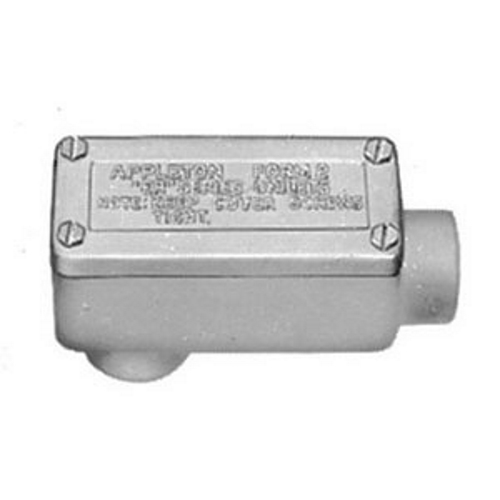 Product image for APPLETON ERLB75 FITTING LB 3/4" XPRF JUNCTION UNILET RAINTITE W/ COVER EXPLOSION PROOF DUST IGNITION PROOF