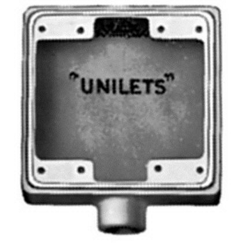 Product image for THREADED 2 GANG UNILET