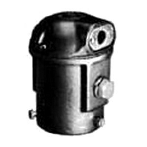 Product image for Adapter slipfitter medium iron-zinc plated 2in