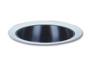 Product image for Reflector white flange 5in open clear specular