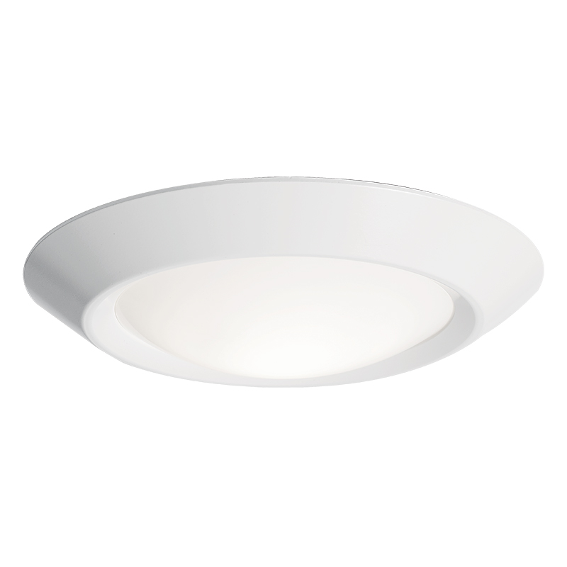 Product image for JUNO 6RLS G2 10LM 30K 90CRI 120 FRPC WH M6 FIXTURE LED 6" SURFACE MOUNT WHITE 1000 LUMENS 3000K