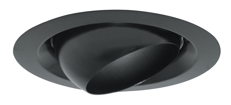 Product image for Trim regressed eyeball 8in white