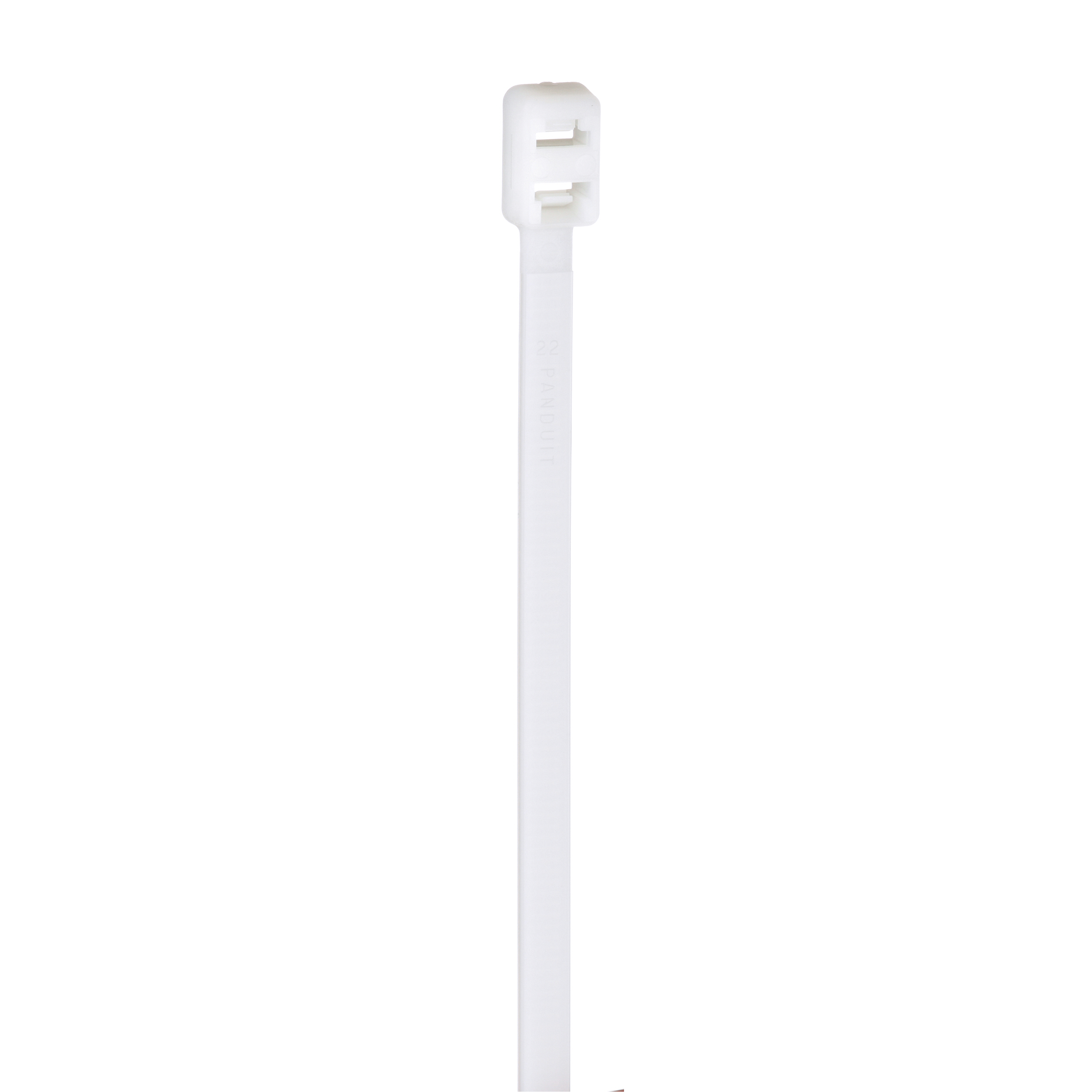 Product image for Pan-Ty® PLB2S-M Double Loop Cable Tie, PA6.6, 7.6"L, 50lb, PK1000