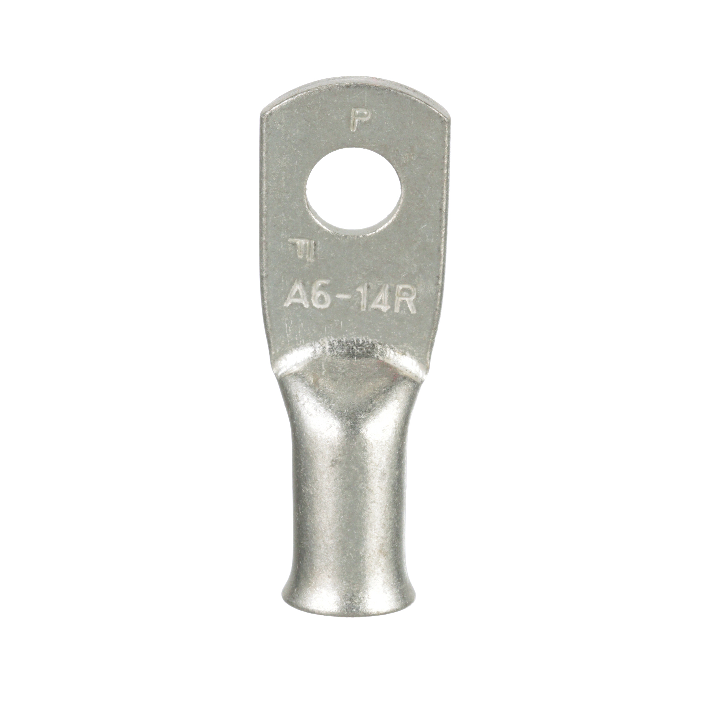 Product image for Pan-Lug™ A6-14R-C Battery Cable Lug, 6 AWG, 1/4" Stud