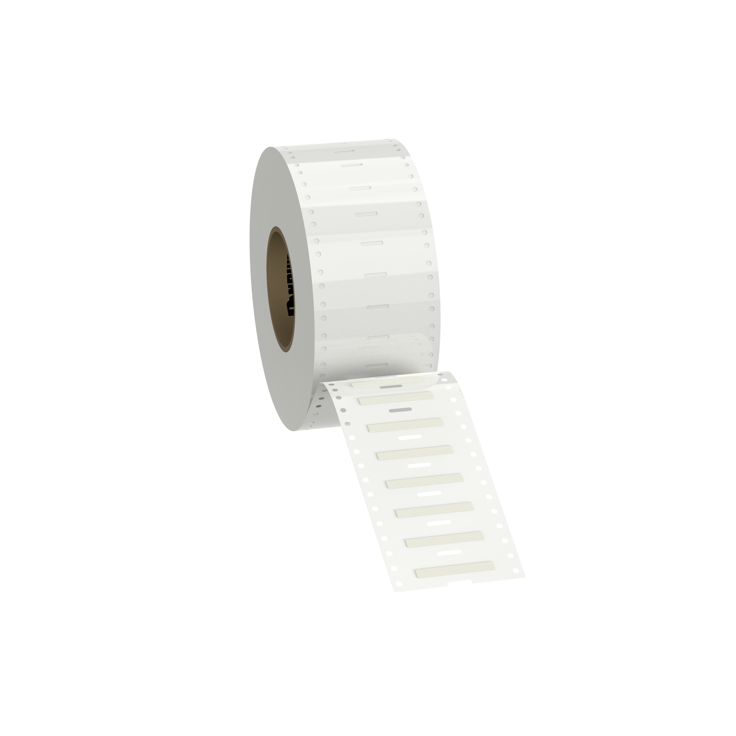 Product image for H200X025H1T-B Heatshrink, PO, White, Mil Grade, 2500 Lbls, TT, 0.25"x2"