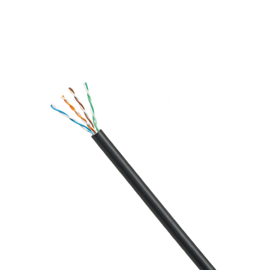 Product image for Copper Cable, Cat 5e, 24/7 AWG, U/UTP, Stranded