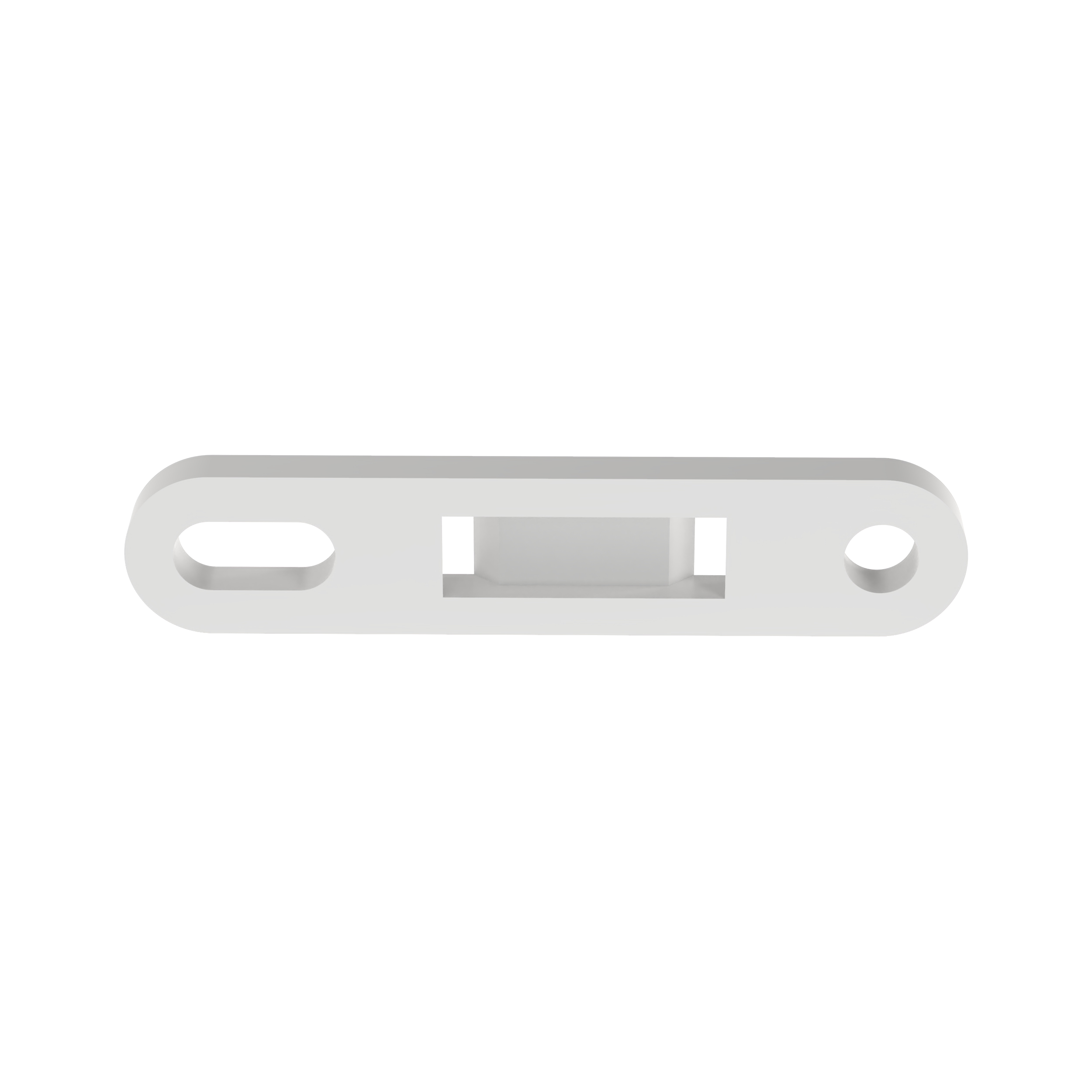 Product image for TP2-C Cable Tie Mount, Natural, PA 6.6, Screw, 1.98x0.5", PK100