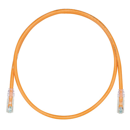 Product image for Cu,PC,Cat6,UTP,Cbl,OR,3ft,EA