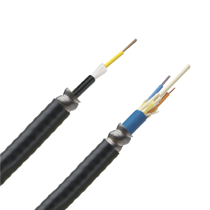 Product image for 12 Fiber Cable, OM1, Indoor/Outdoor Armored, Plenum, 250..m