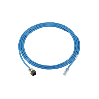 Product image for ZnCrd,Cat6A,UTP,S,PLEM,J-P,BU,100ft,EA