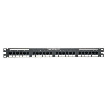 Product image for PANDUIT DP245E88TGY PATCH PANEL 24 PORT CAT 5E